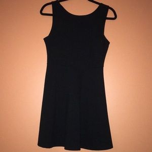 Black skater dress
